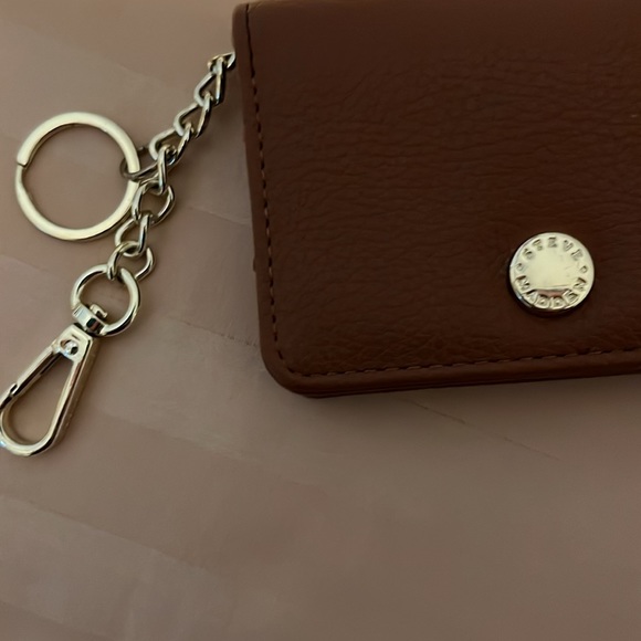Steve Madden ID credit card holder keychain with clip for purse or pant loop - Picture 3 of 5